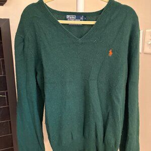 Polo Green Wool Sweater- Unisex